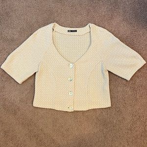 Beige ZARA blouse